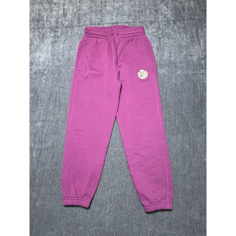 Off-White Girls Joggers pink size 10 NEW - Picture 1 of 11